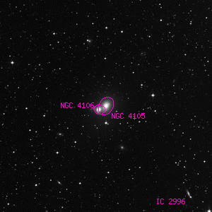 DSS image of NGC 4105