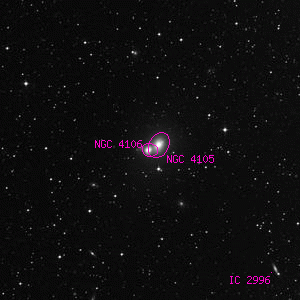 DSS image of NGC 4106