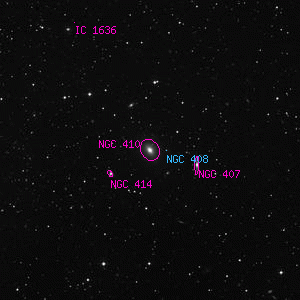 DSS image of NGC 410