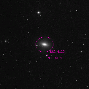 DSS image of NGC 4125