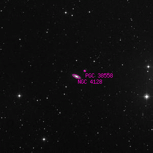 DSS image of NGC 4128