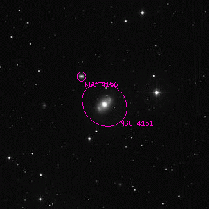 DSS image of NGC 4151