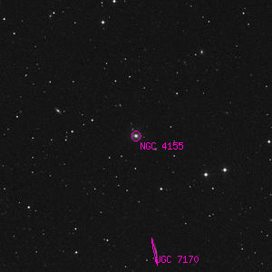 DSS image of NGC 4155