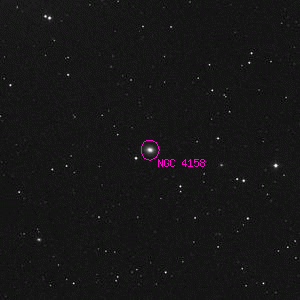 DSS image of NGC 4158