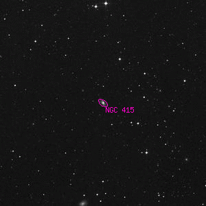 DSS image of NGC 415