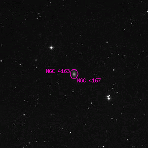DSS image of NGC 4163