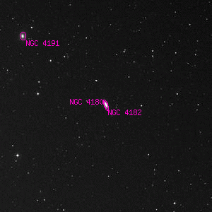 DSS image of NGC 4182