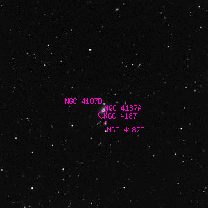 DSS image of NGC 4187B
