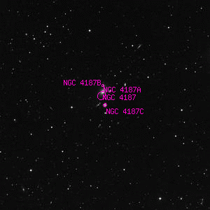 DSS image of NGC 4187C