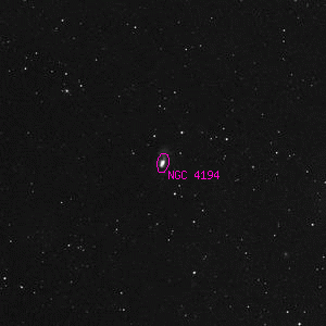DSS image of NGC 4194