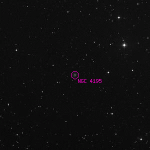 DSS image of NGC 4195