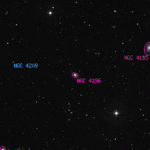 DSS image of NGC 4196