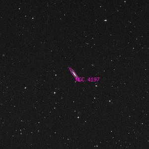 DSS image of NGC 4197
