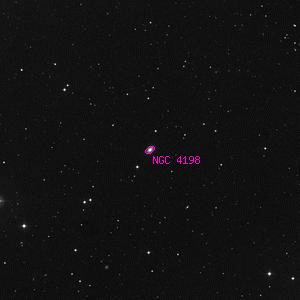 DSS image of NGC 4198