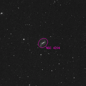 DSS image of NGC 4204