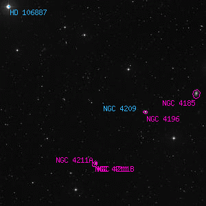 DSS image of NGC 4209