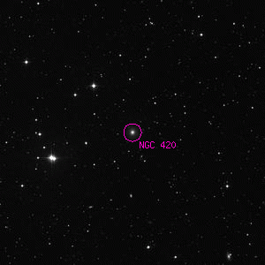 DSS image of NGC 420