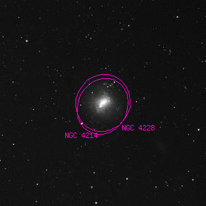 DSS image of NGC 4214