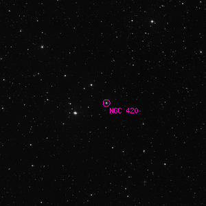 DSS image of NGC 421