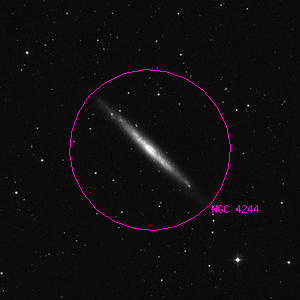 DSS image of NGC 4244