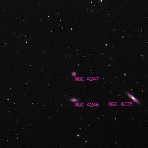 DSS image of NGC 4247