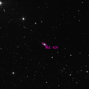 DSS image of NGC 424