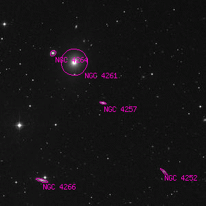DSS image of NGC 4257
