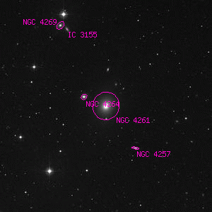 DSS image of NGC 4261