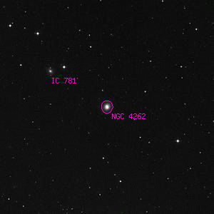 DSS image of NGC 4262