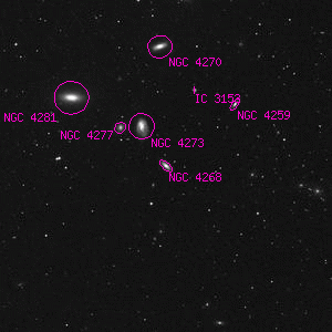 DSS image of NGC 4268