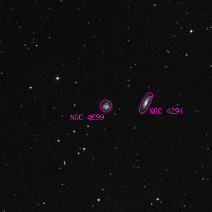 DSS image of NGC 4299