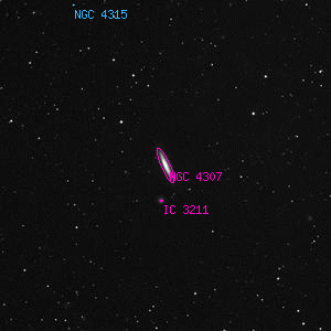 DSS image of NGC 4307