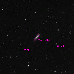 DSS image of NGC 4313