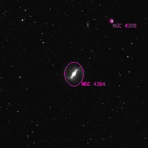 DSS image of NGC 4314