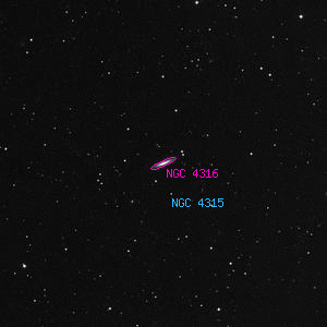 DSS image of NGC 4316