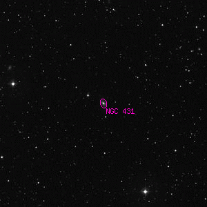 DSS image of NGC 431