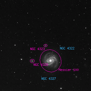 DSS image of NGC 4323