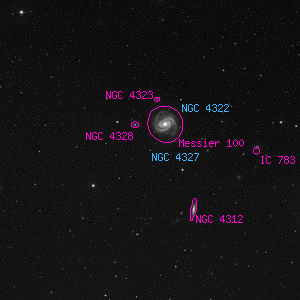DSS image of NGC 4327