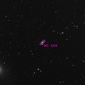 DSS image of NGC 4334