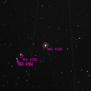 DSS image of NGC 4335