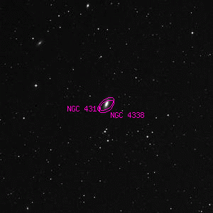 DSS image of NGC 4338
