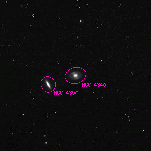 DSS image of NGC 4340