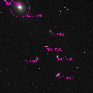 DSS image of NGC 4341
