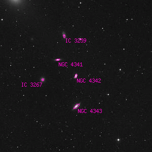 DSS image of NGC 4342