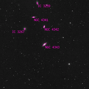DSS image of NGC 4343