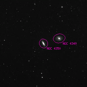 DSS image of NGC 4350