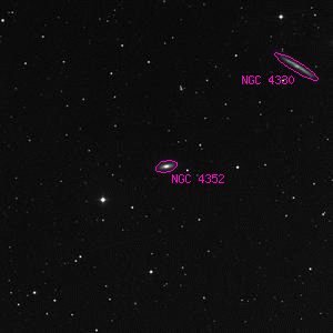 DSS image of NGC 4352