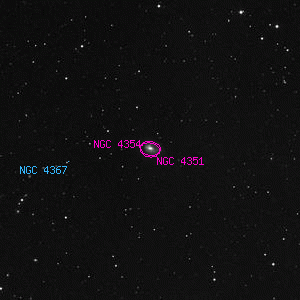 DSS image of NGC 4354
