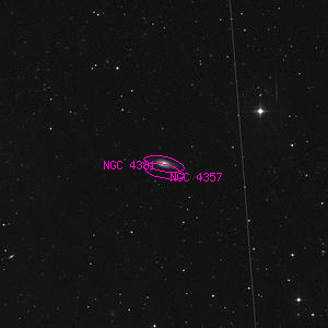 DSS image of NGC 4357