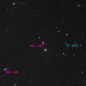 DSS image of NGC 435